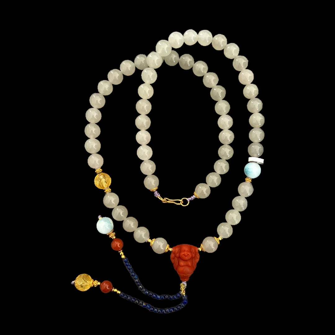 V9139和田玉项链孤品