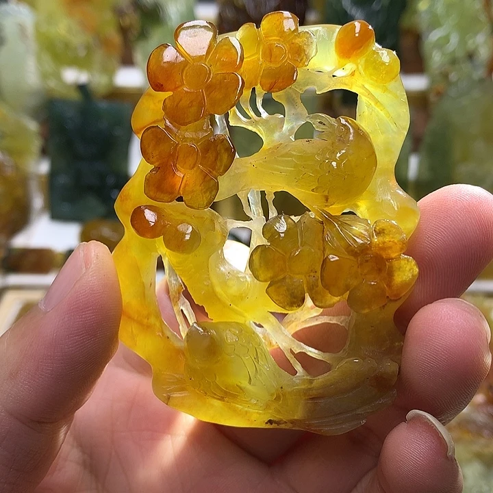 蛇纹石玉未镶嵌珠宝半成品