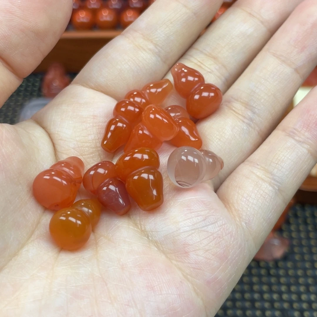 南红玛瑙未镶嵌配饰大葫芦组合