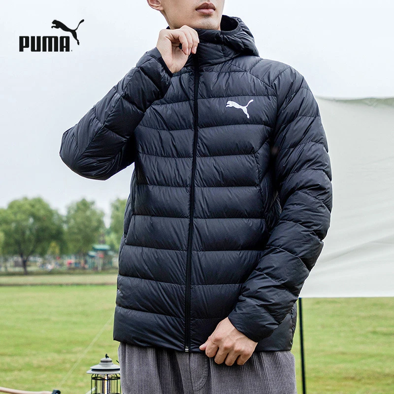 PUMA彪马连帽羽绒服外套男秋冬新款运动服休闲保暖连帽夹克672393