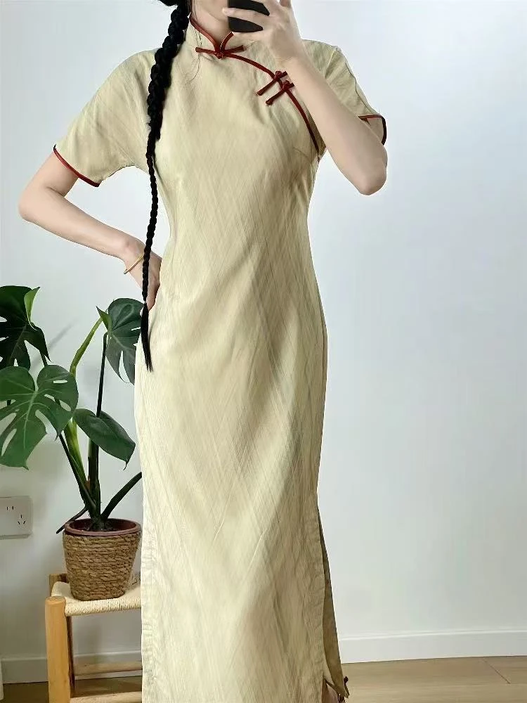 【小月盏】上上签 夏季新中式少女旗袍改良气质日常国风修身显瘦款