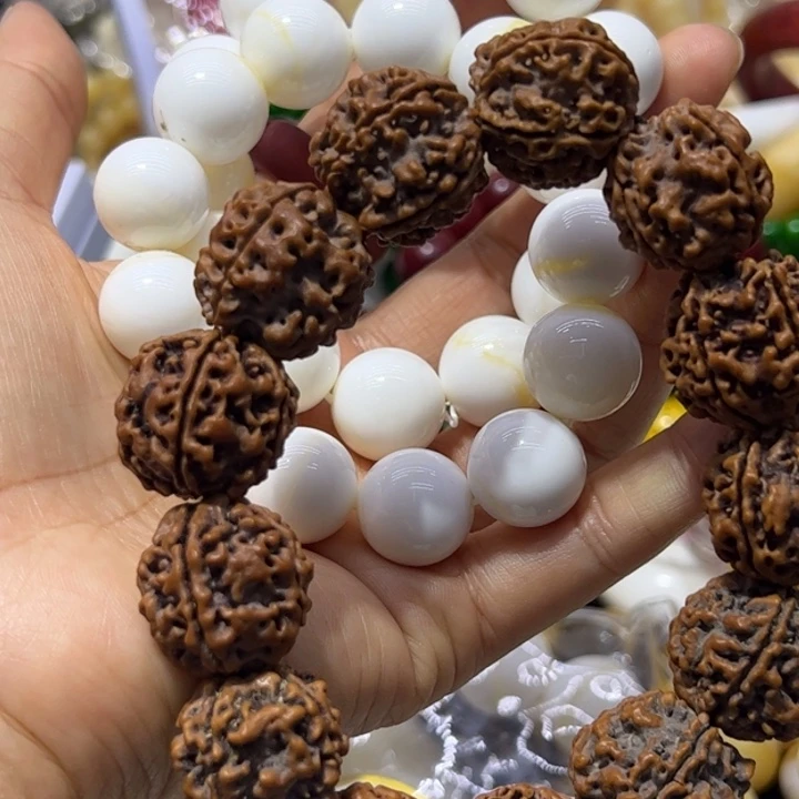 核桃手串/手链1.6带黄全品