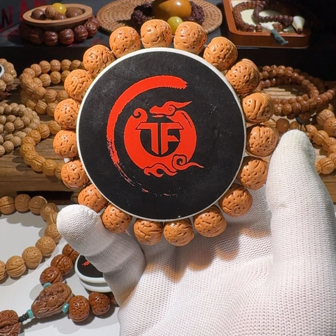 桃核吊坠小*野生一道筋头货中货头