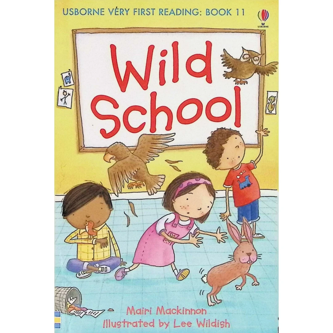 厄斯本幼儿启蒙阅读系列原版书WildSchool英语绘本亲子共读
