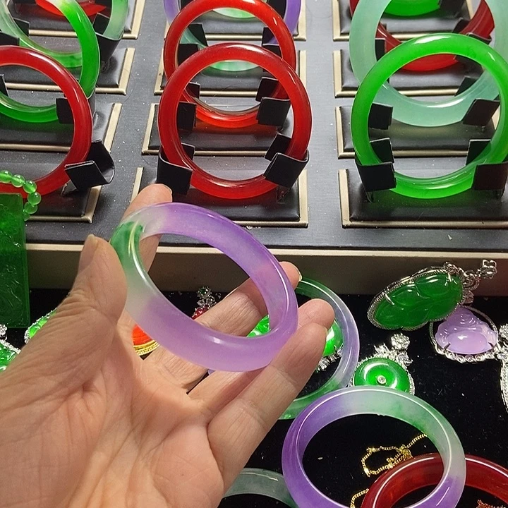 王***敏硅胶纯铜绿色的小