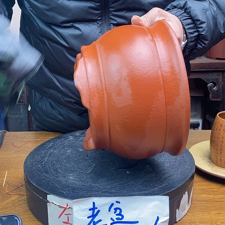 紫砂花盆货号一只JB92