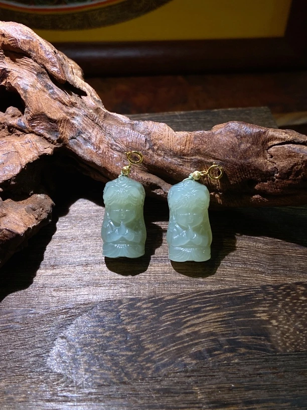 c591 札记拉姆青玉吊坠多样性发货一个