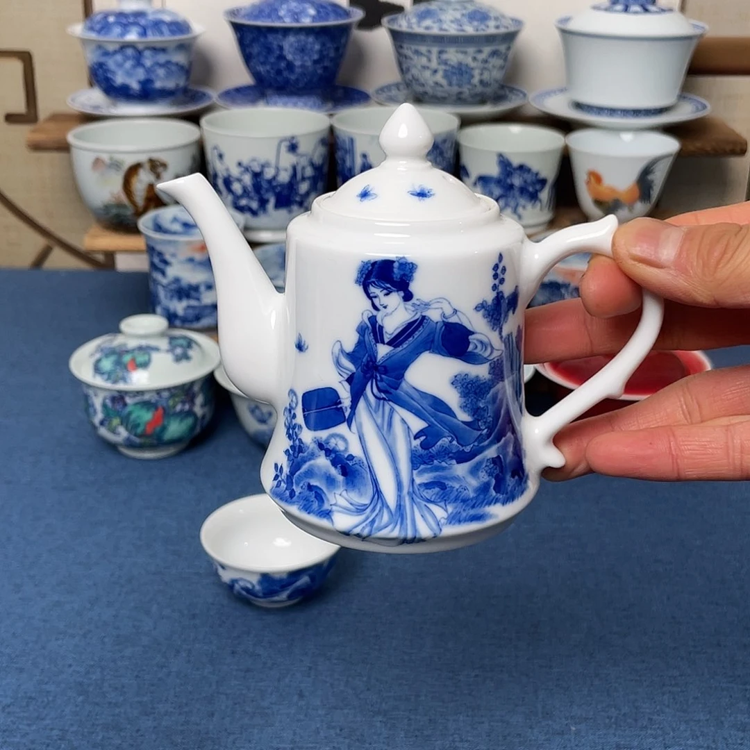 E****w景德镇手工手绘陶瓷茶壶