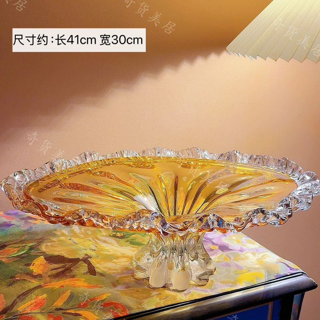 摩洛哥家居轻奢创意琉璃大号琉璃高端客厅摆件新款2025高档大气