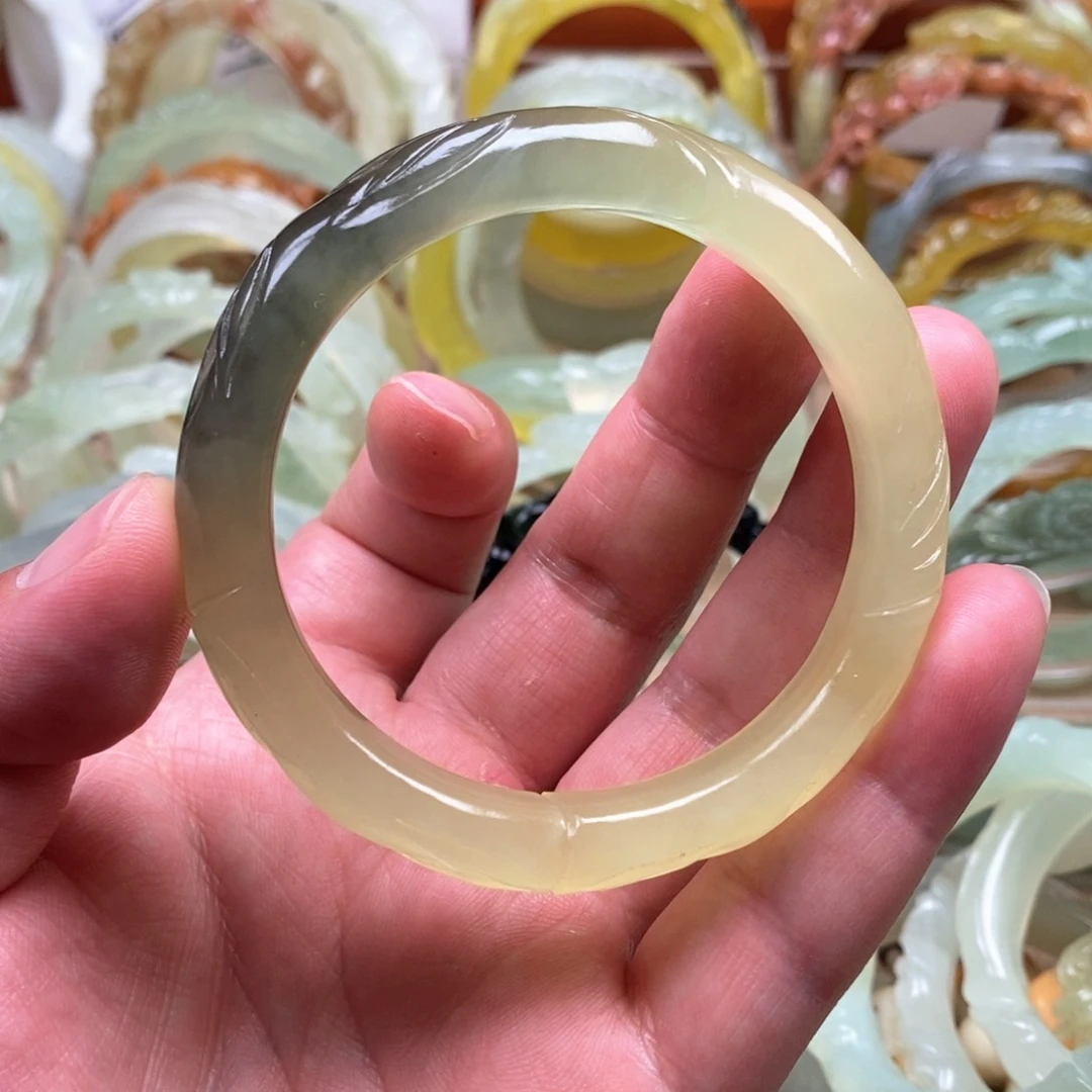 岫玉未镶嵌手镯傅*手镯