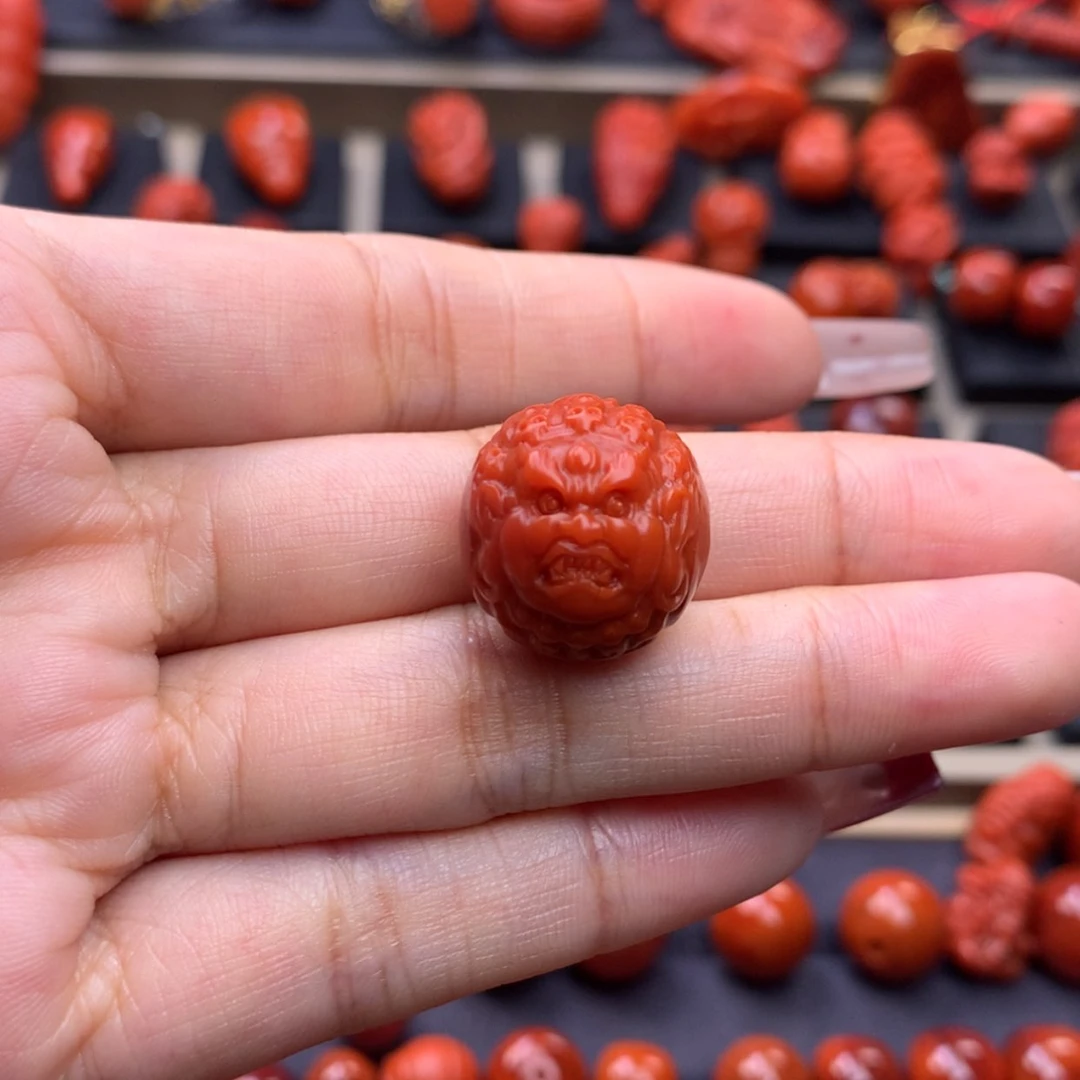 【闪购商品】南红玛瑙大黑天圆珠未镶嵌