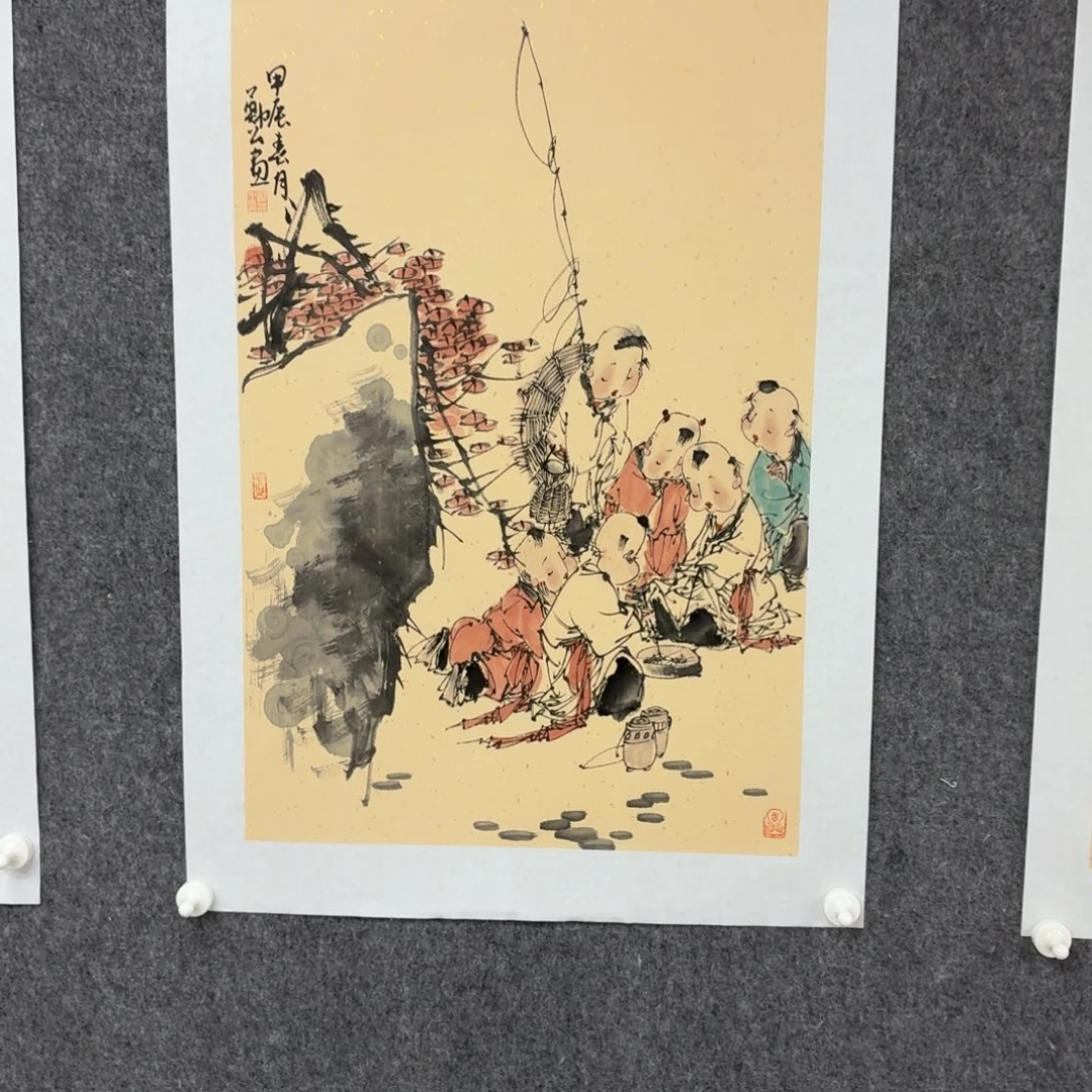 死***天国画宣纸上写着一个小故事一