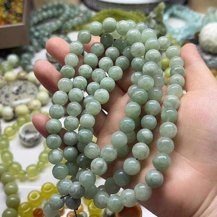 蛇纹石玉未镶嵌手串