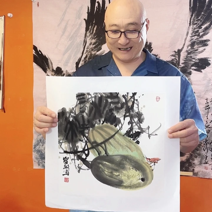国画张圣敏先生纯手绘作品