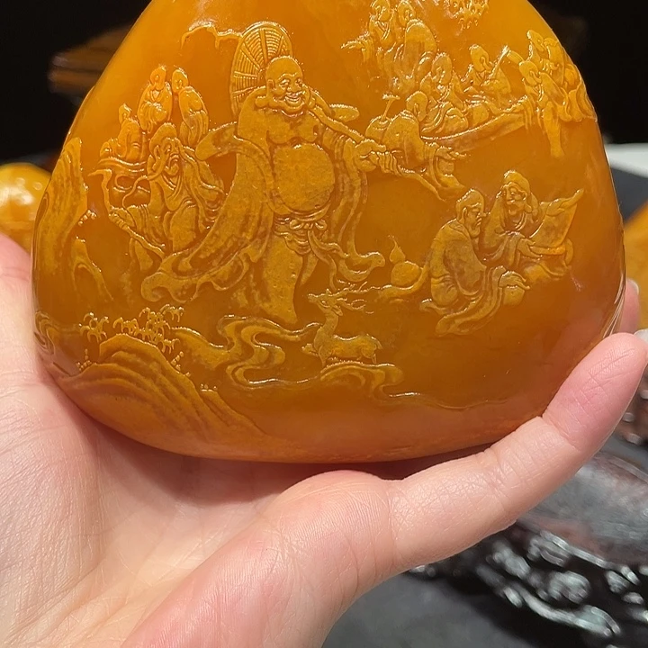 管***绪寿山石山水风光无限