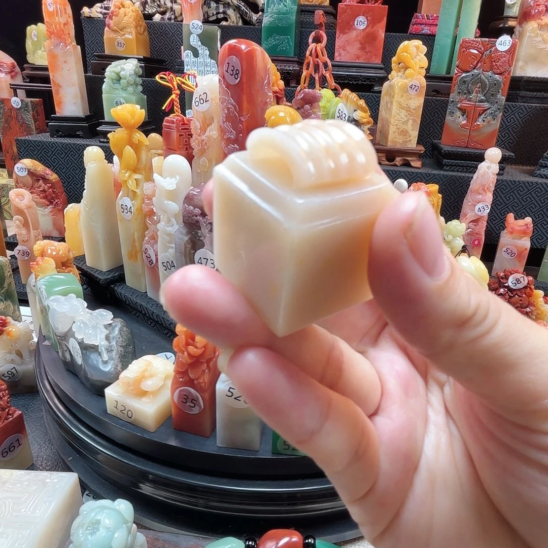 寿山石其他瓦钮印章