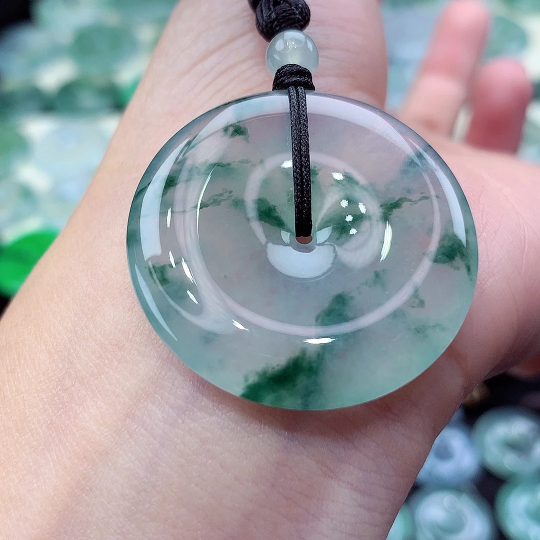 颈饰未镶嵌翡翠编号53。尺寸34-5.8