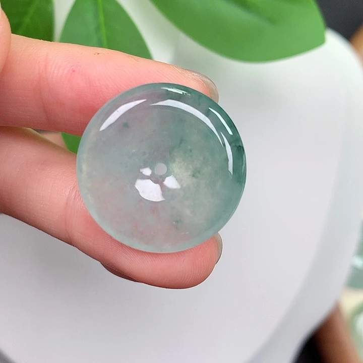 翡翠未镶嵌颈饰55/23.6-4.8mm
