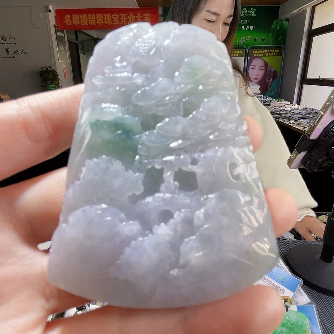 颈饰未镶嵌翡翠翡翠