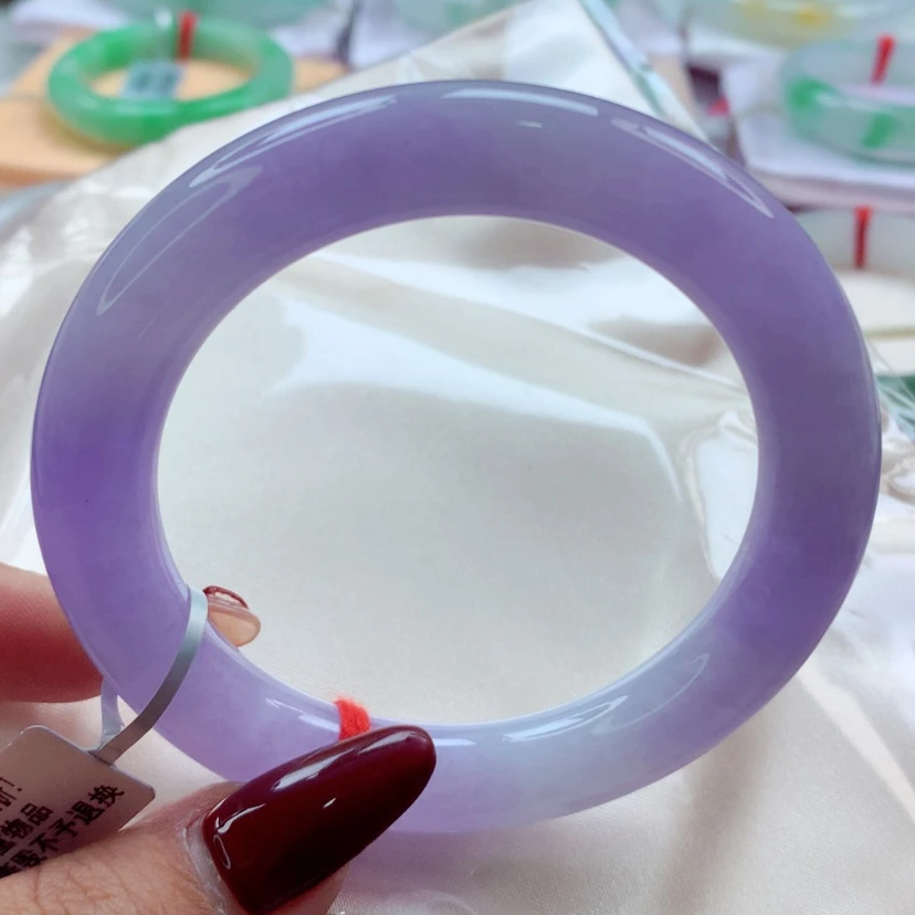 【闪购商品】翡翠手镯未镶嵌师妹毕业妖紫