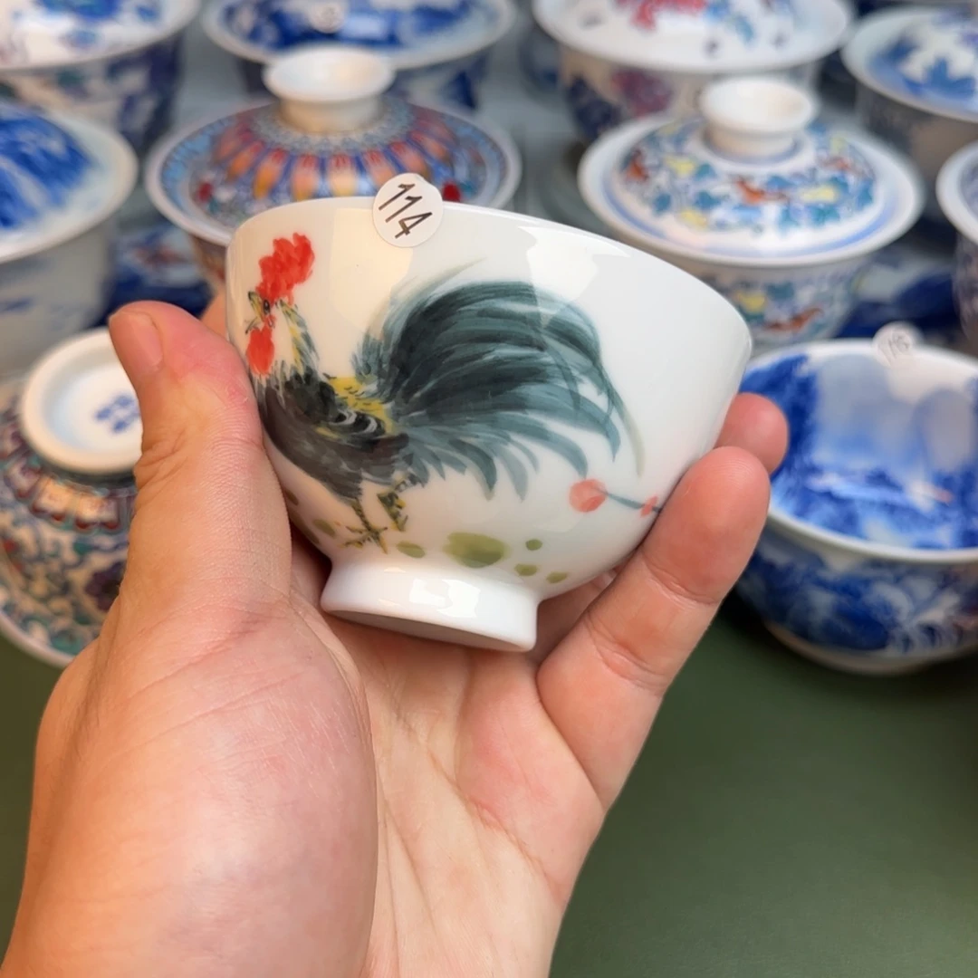 彦祖纯手工手绘茶具114