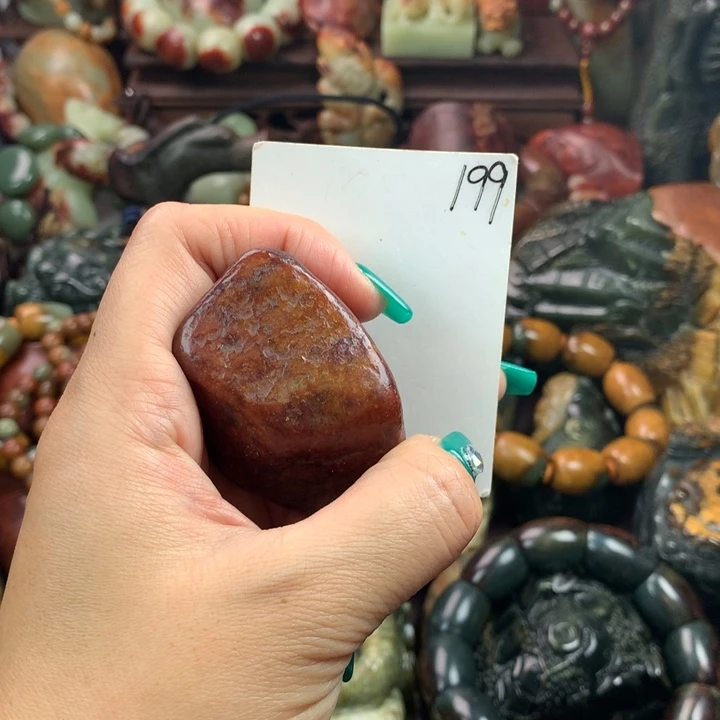 岫岩河磨玉（透闪石质玉）把件未镶嵌