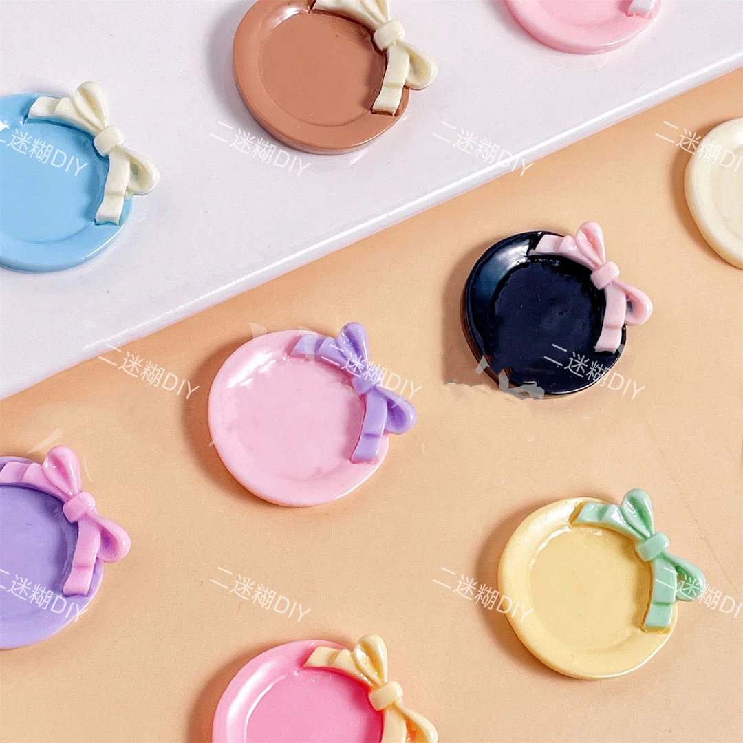 【九宫格➕双许愿➕对碰】新款蝴蝶结仿真食玩盘子