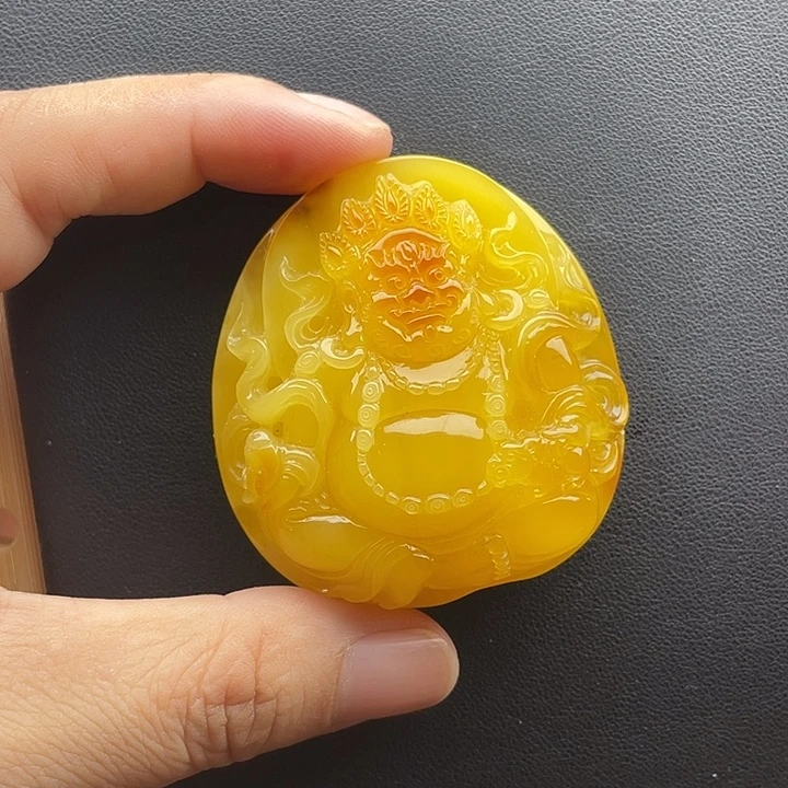 琥珀颈饰未镶嵌天然琥珀蜜蜡