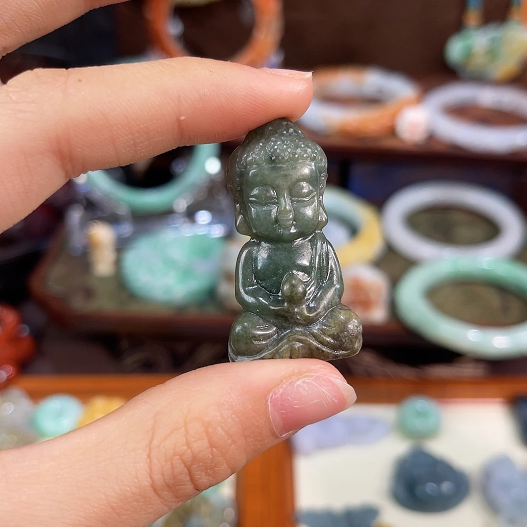 后***囍翡翠未镶嵌手链手链
