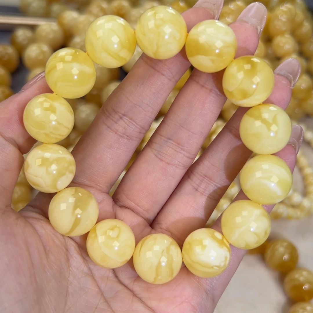 手链琥珀未镶嵌33.3妖花