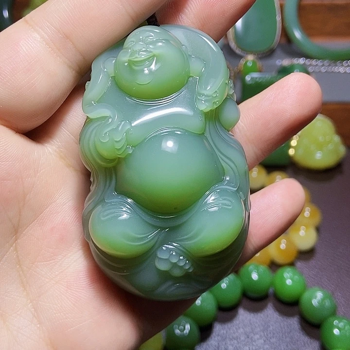 未镶嵌和田玉把件1**4