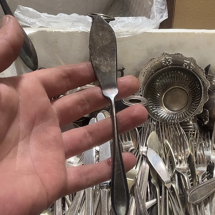 安***武贵金属欧洲中古老物件餐刀