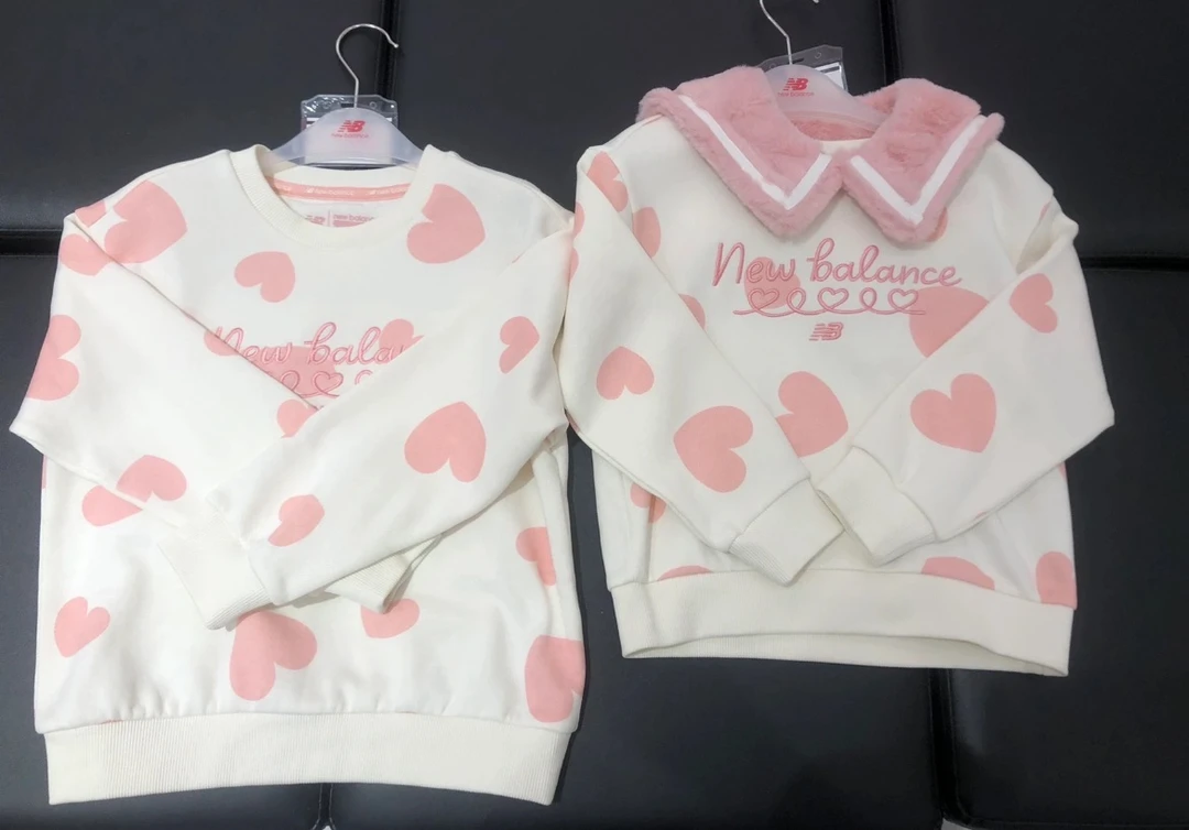 NewBalance 童装系列 女童套头卫衣 7CC44022-IV