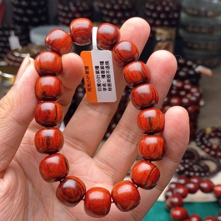 手串/手链小叶紫檀1213精工老形原汁原味顶泥（黑线）