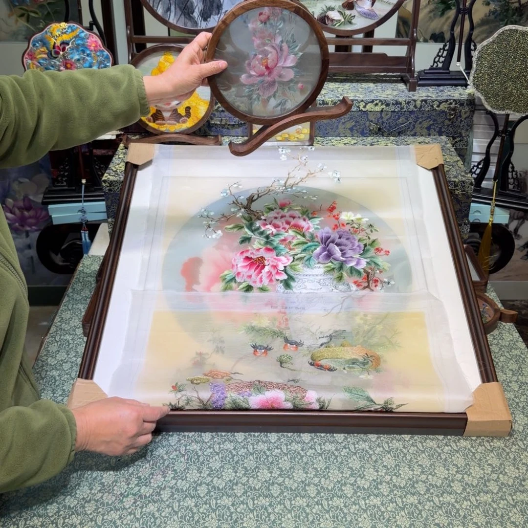 喜****刺绣手工苏绣工艺