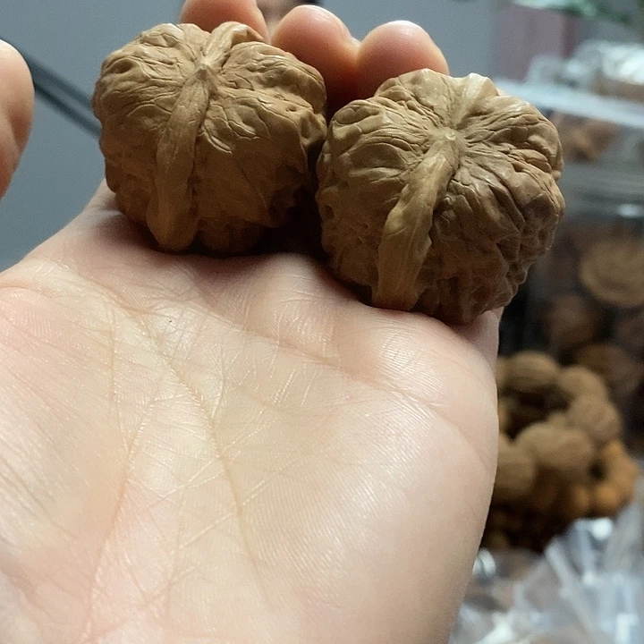 文玩核桃把件38一帆风顺黄
