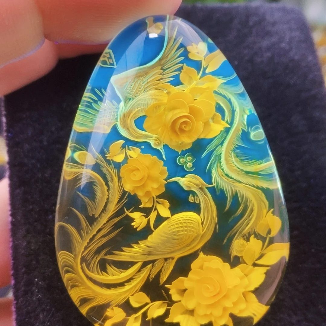 【闪购商品】金珀吊坠(不含链)未镶嵌