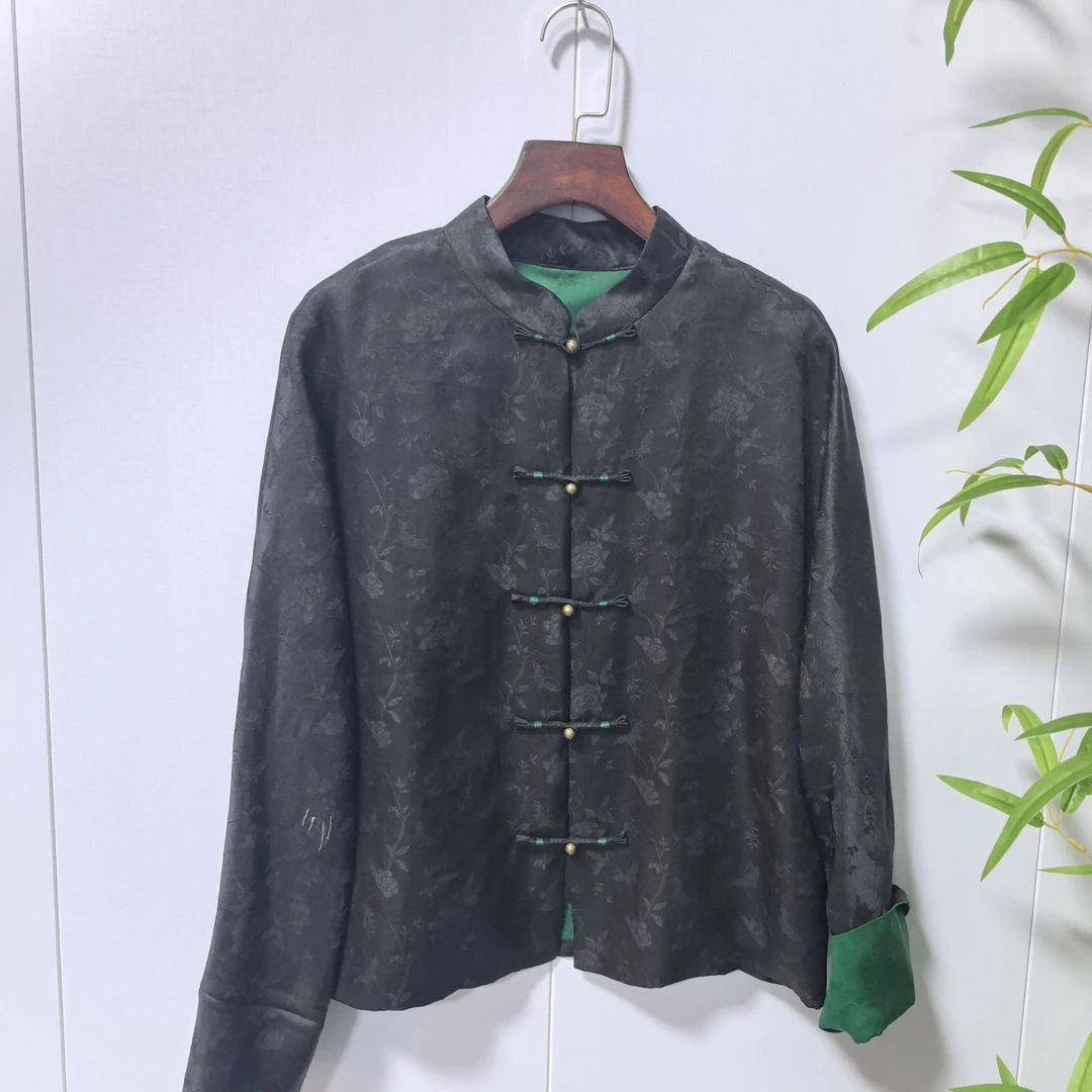 青娘子香云纱新中式上衣开衫外套241714