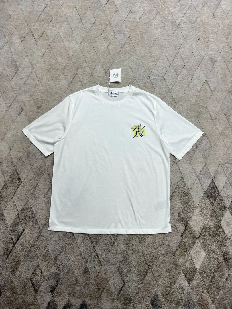 未使用 Hermes/爱马仕 123778 爱马仕春夏新款羊皮革骏马T恤