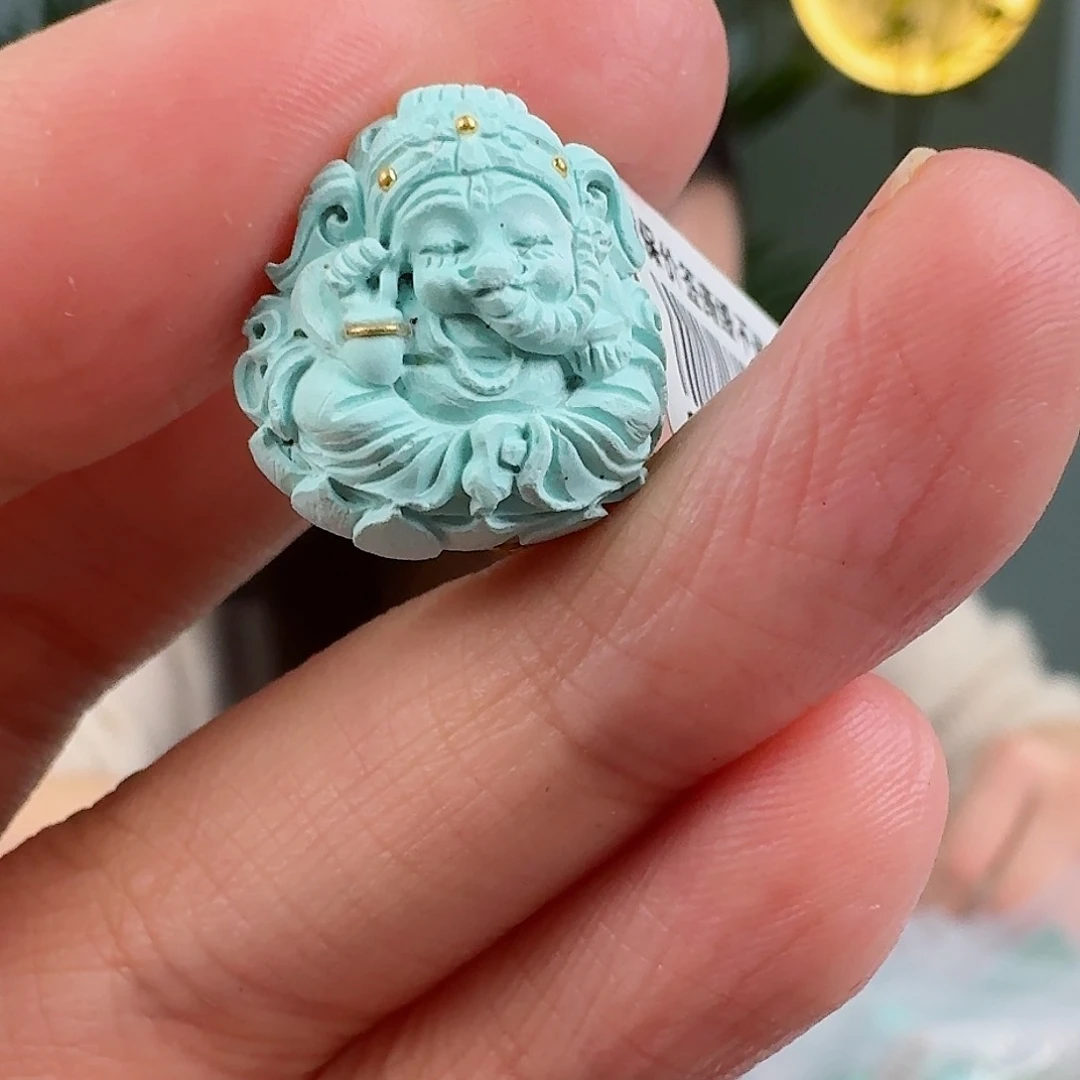 绿松石珠宝奇石未镶嵌