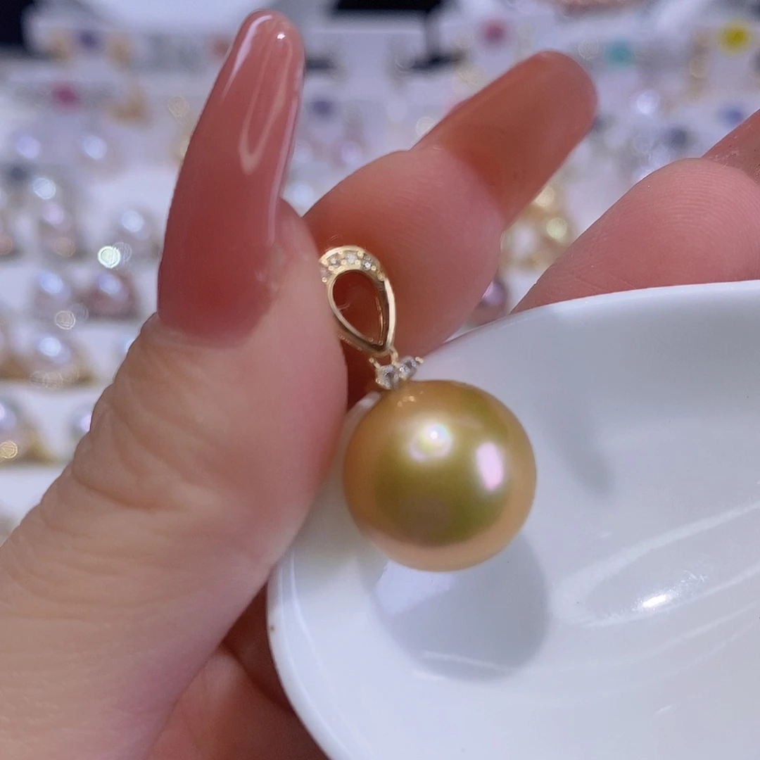 淡水珍珠银S925镶嵌颈饰皮**皮