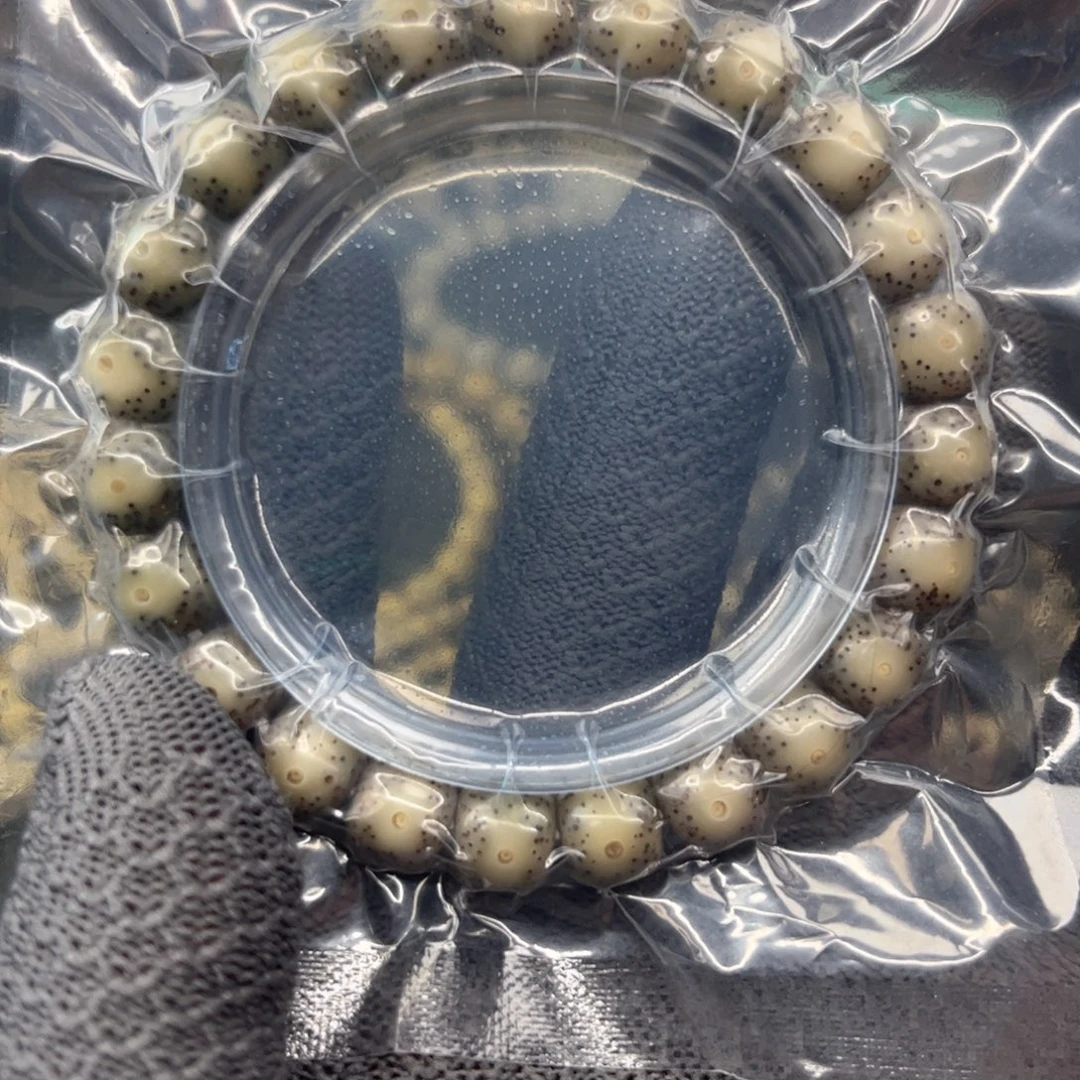 糖***星月菩提手串9.5大眼睛 润透 单圈