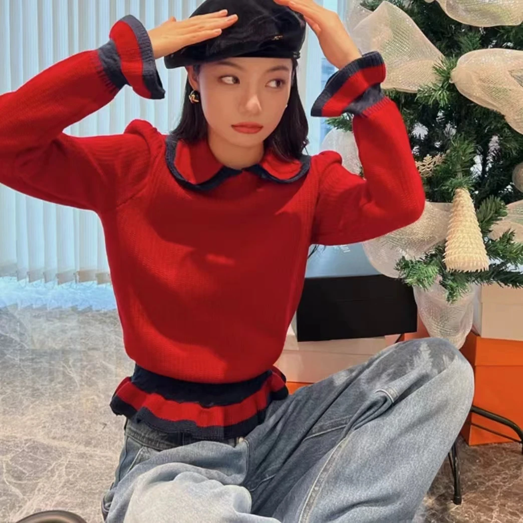 2025新款时尚百搭毛衣针织衫8857