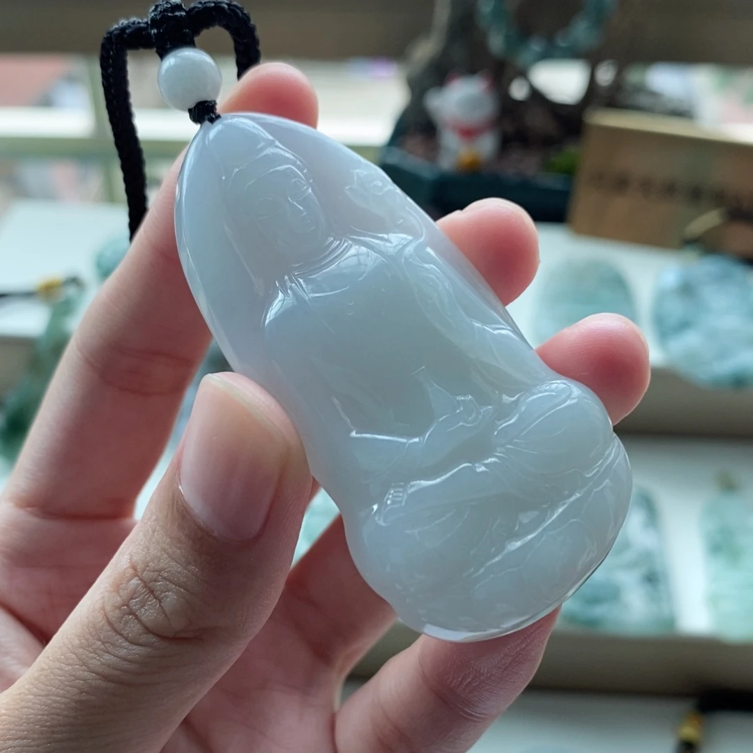 【闪购商品】颈饰未镶嵌翡翠骑****斗天然缅甸A货翡翠