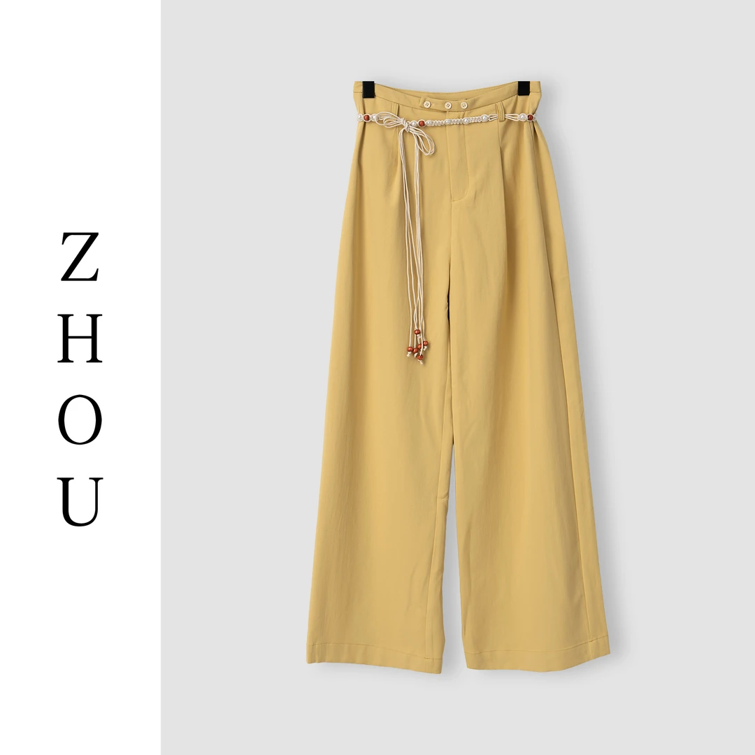 （周哥甄选）黄色裤子-23004