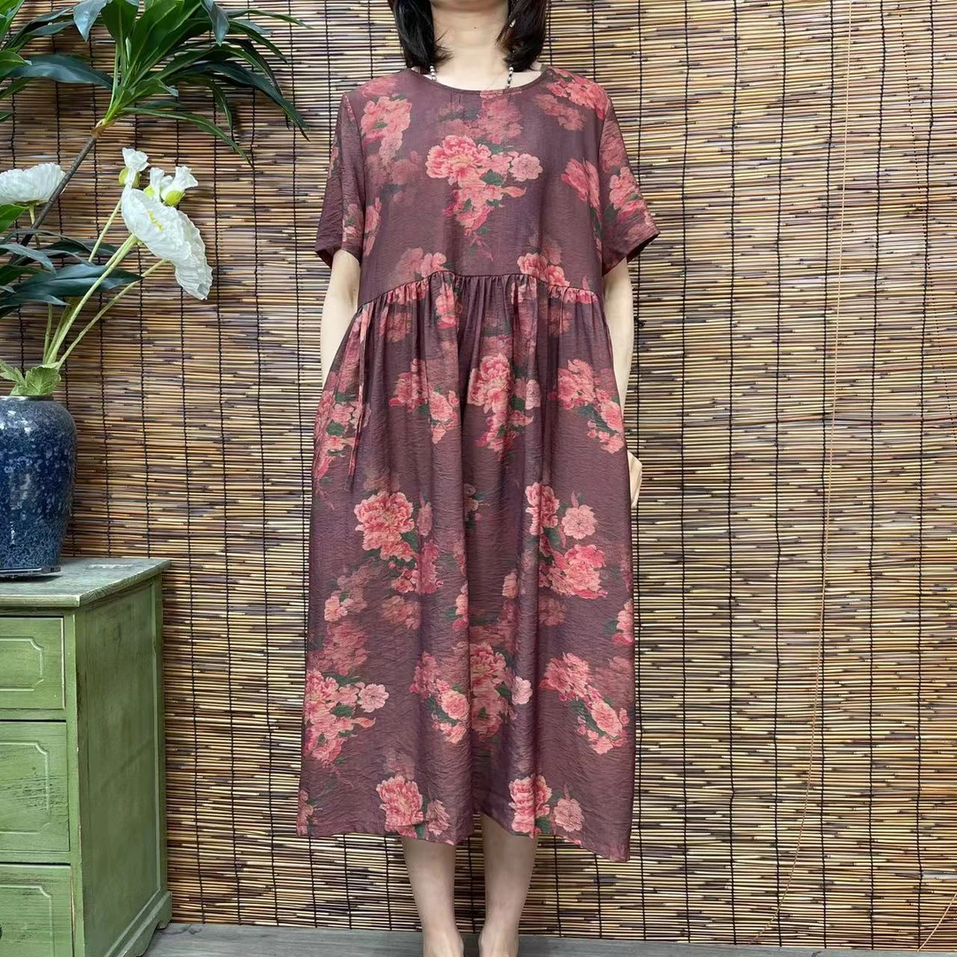 2677新款春夏时尚减龄气质显瘦连衣裙QZ