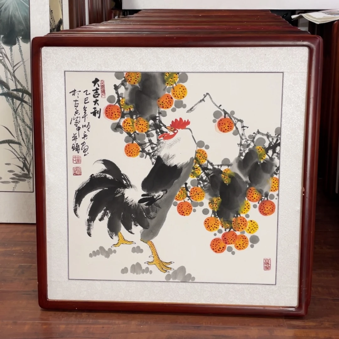 国画带框尺寸63*63厘米