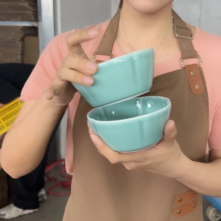 龙泉云间青瓷小米茶器