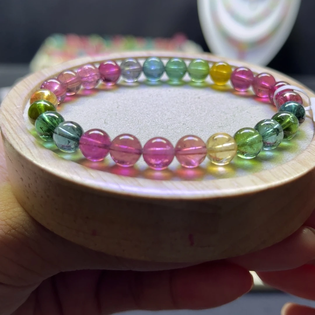 碧玺未镶嵌手链人鱼7.3mm