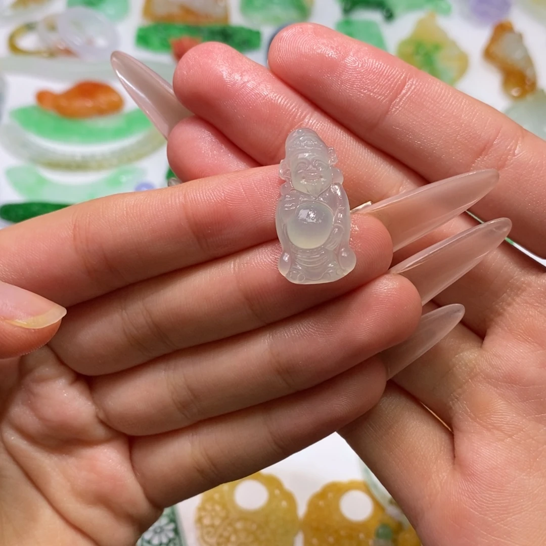 定制翡翠未镶嵌吊坠